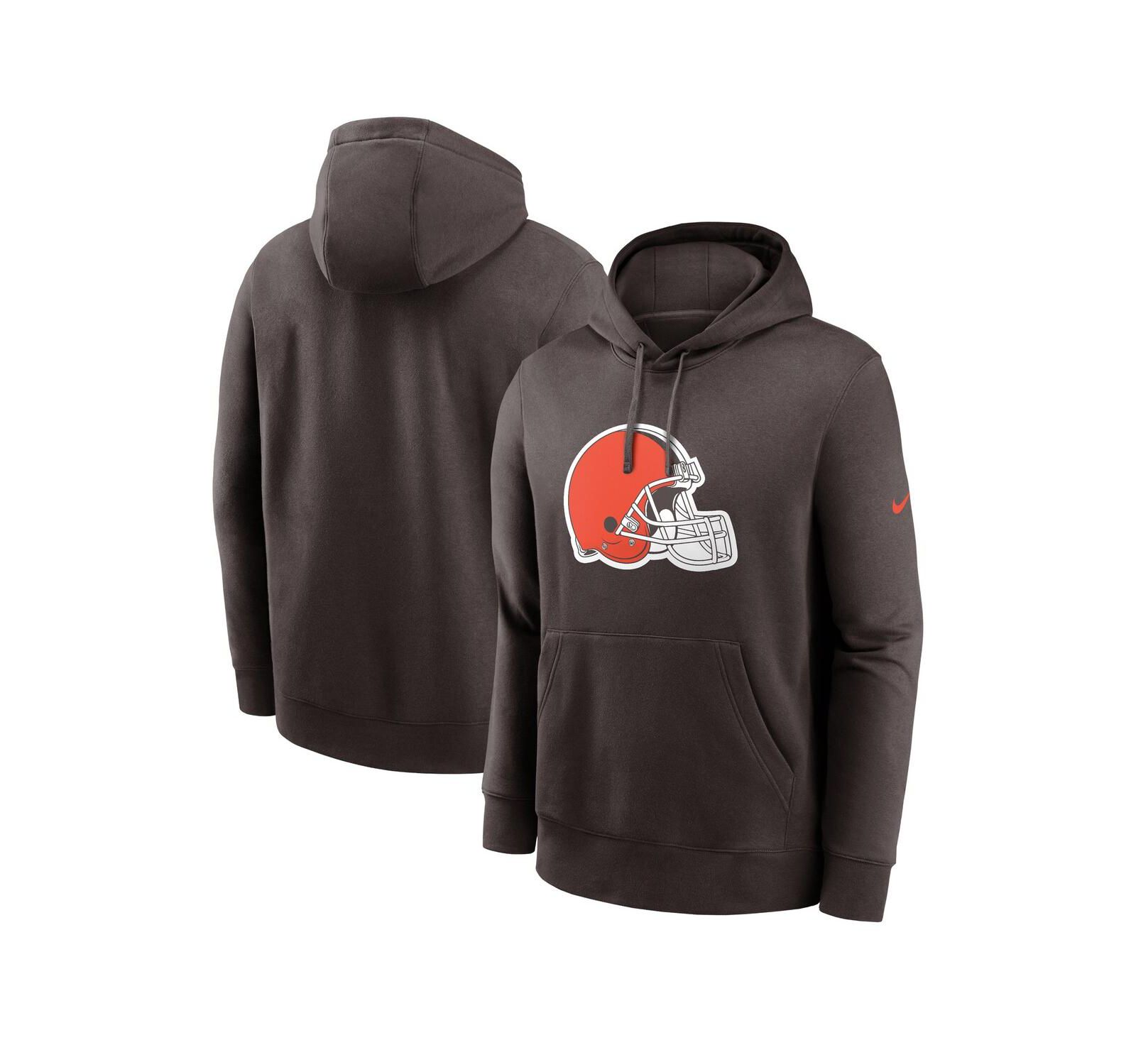 Худи Nike Men's Brown Cleveland Browns Club Logo