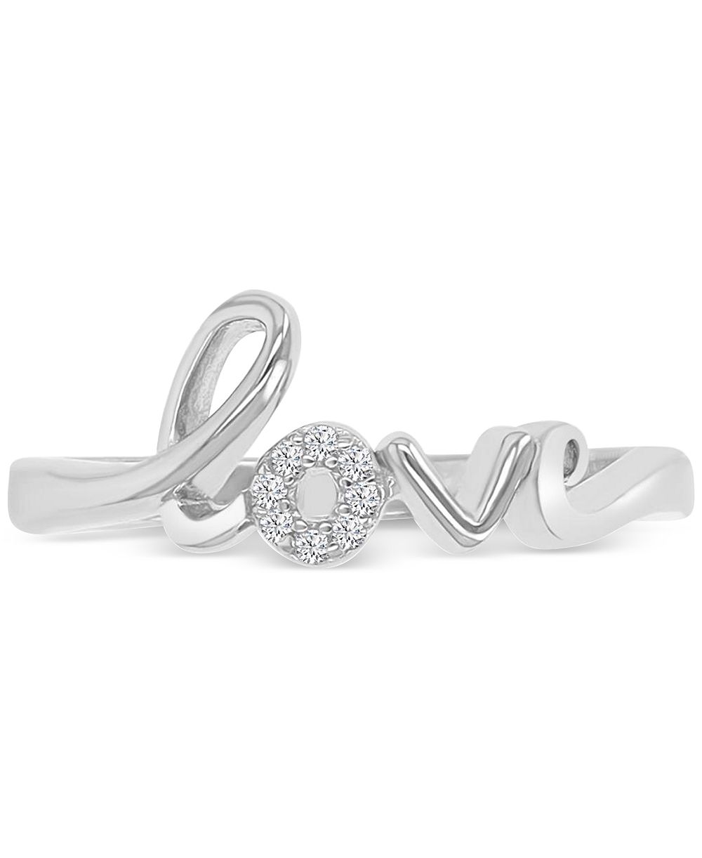 Macy's Cubic Zirconia Ring in Sterling Silver