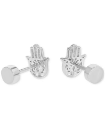 Серьги-гвоздики из Sterling Silver