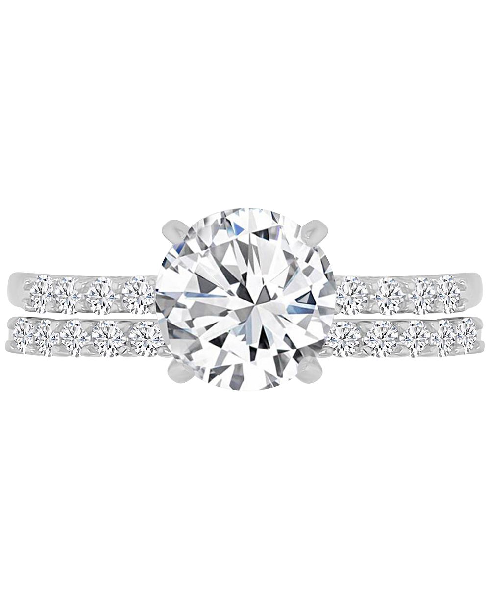 Macy's Cubic Zirconia Ring (11.88 ct.t.w.) in Sterling Silver