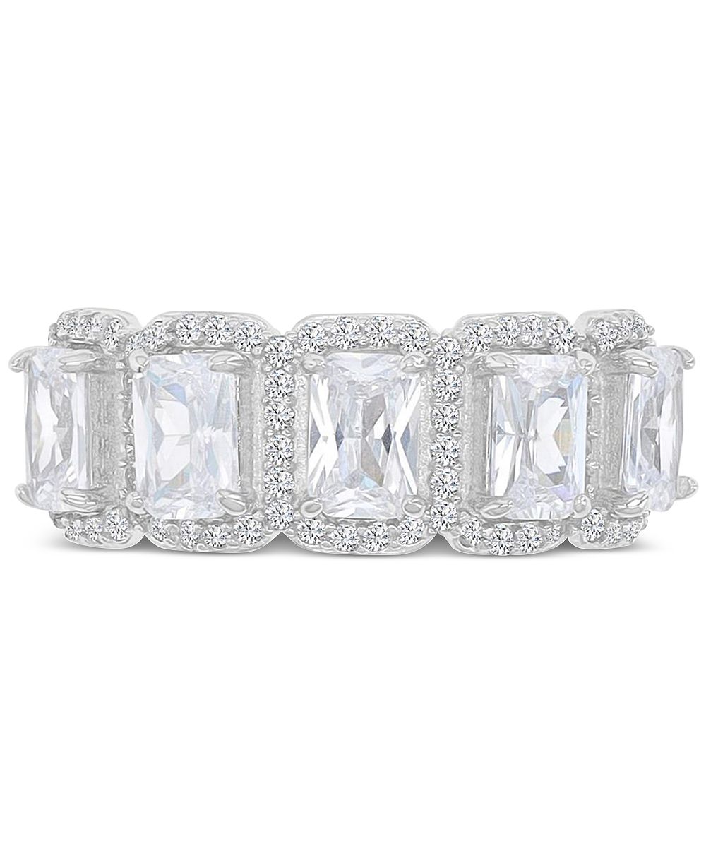 Кольцо Macy's Cubic Zirconia (6.221 ct.t.w.) в Sterling Silver