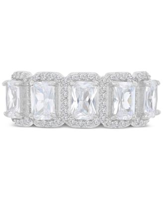 Кольцо Macy's Cubic Zirconia (6.221 ct.t.w.) в Sterling Silver