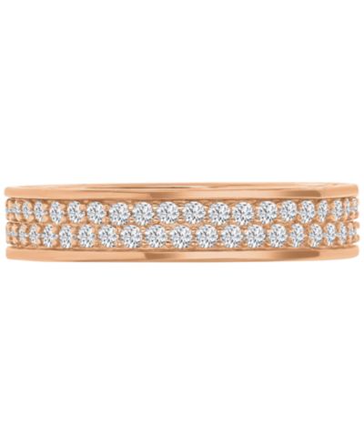 Кольцо Cubic Zirconia Eternity 1-7/8 ct. t.w. в 14k Rose Gold-Plated Sterling Silver