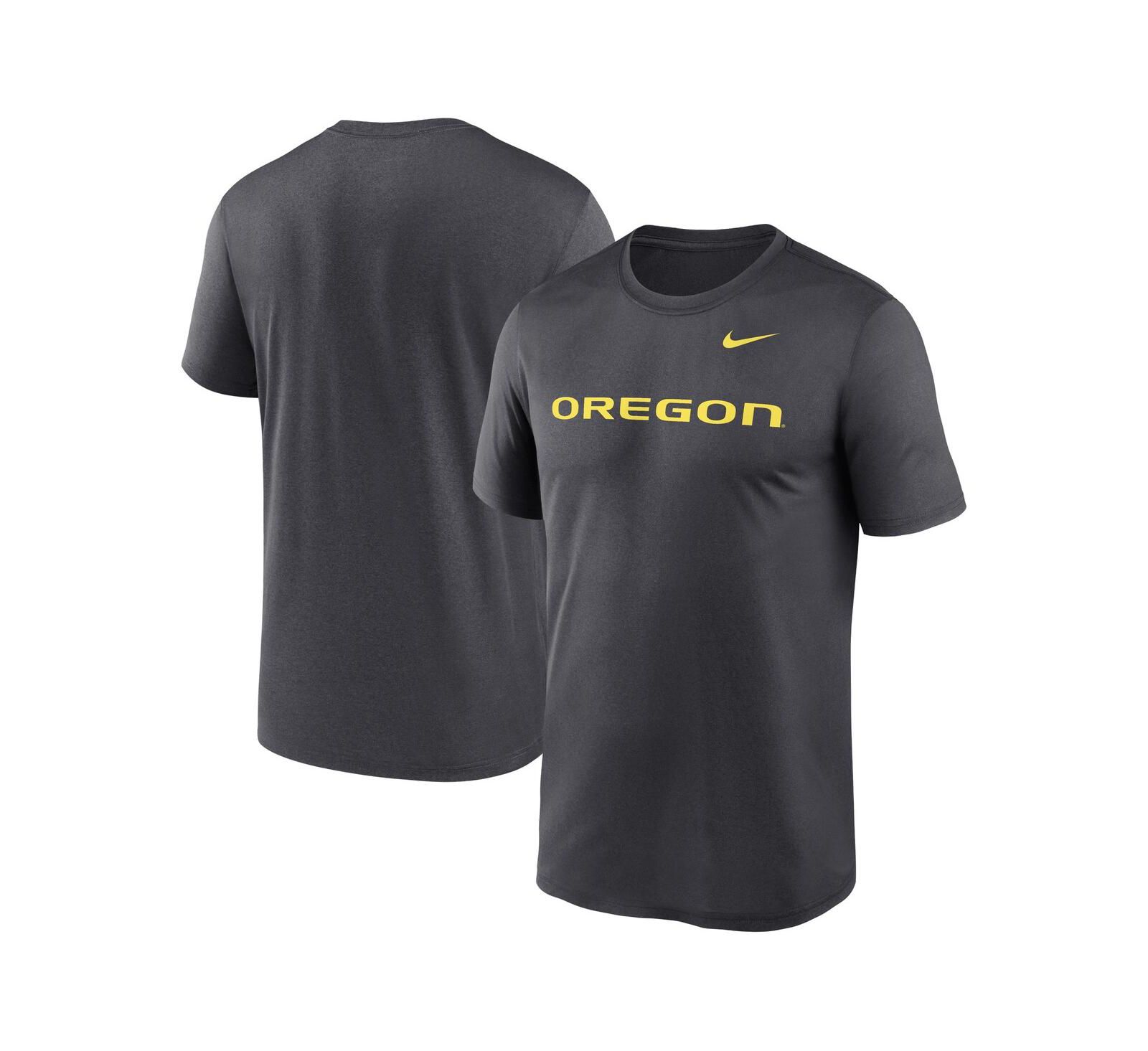 Nike Men's Anthracite Oregon Ducks Primetime Legend Wordmark T-Shirt