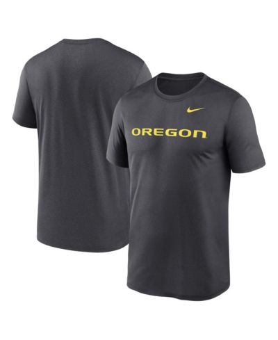 Nike Мужская футболка Nike Oregon Ducks Primetime Legend Wordmark Anthracite