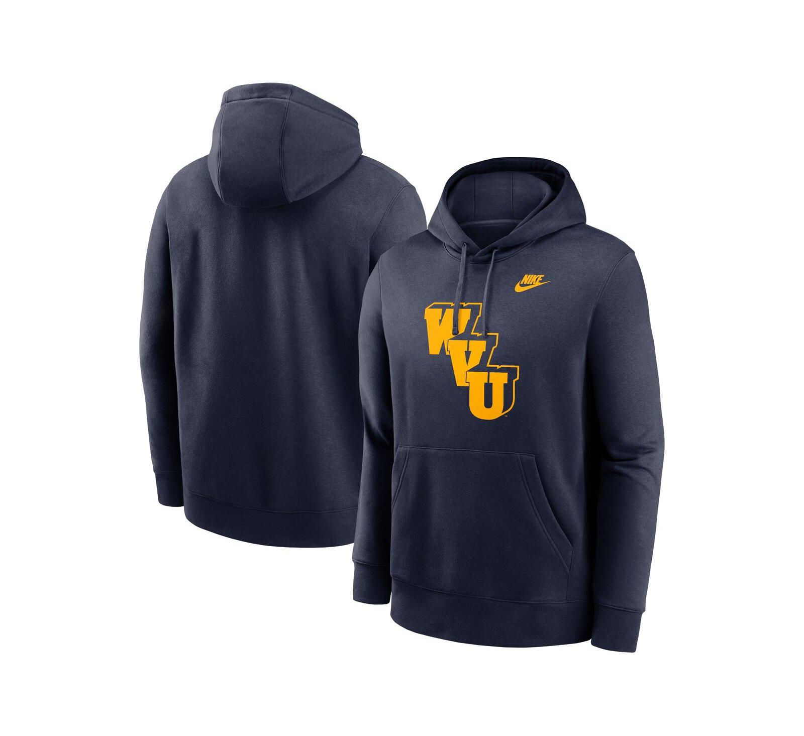 Мужская флисовая толстовка Nike West Virginia Mountaineers Legacy Logo Club