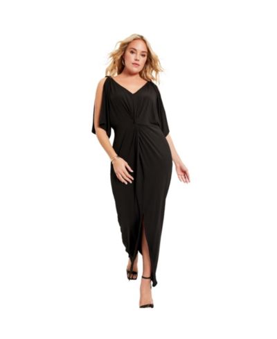 June & Vie Women's June and Vie Twist-Front Dress