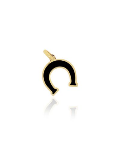 The Lovery Подвеска Horseshoe Charm из золота 14K, 9 мм