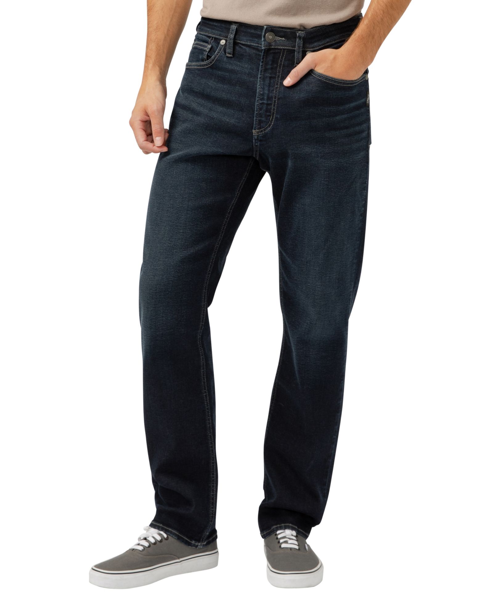 Silver Jeans Co. Men's Machray Athletic Fit Straight Leg Jeans