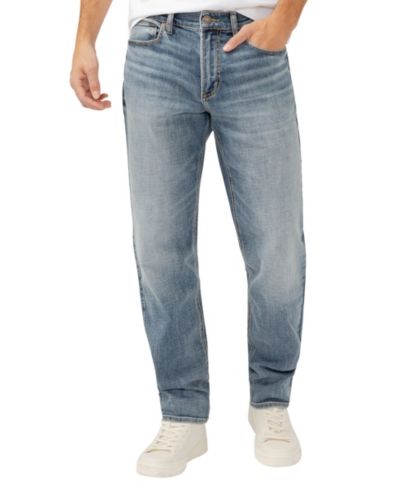 Silver Jeans Co. Мужские джинсы Eddie Classic Athletic Fit Tapered Leg Luxe Heritage