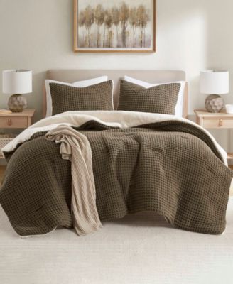 Комплект из 3 предметов Madison Park Textured Knit Chenille, King