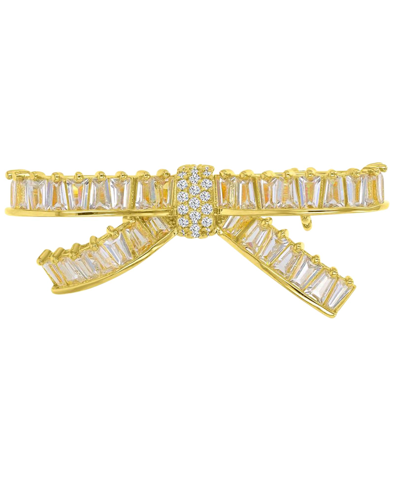 Macy's Брошь Cubic Zirconia Bow Knot Pin