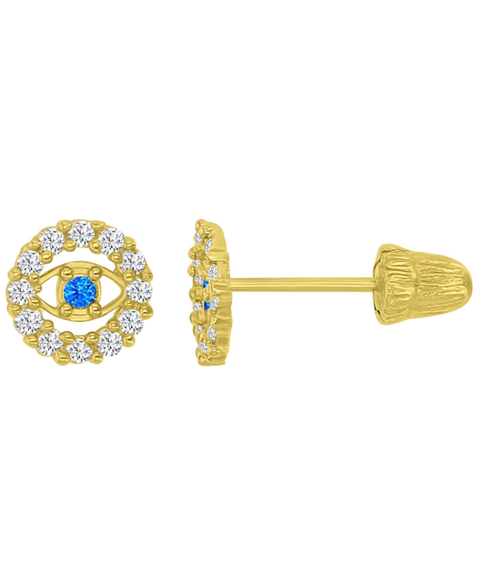 Macy's Pave Evil Eye Stud Earrings