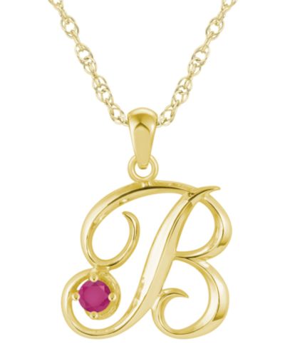 Ruby Yellow Gold B