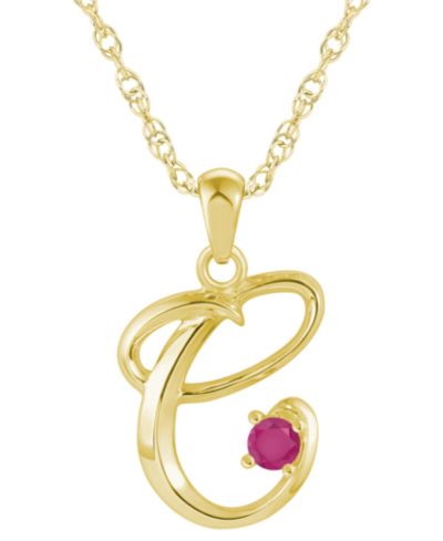 Ruby Yellow Gold C