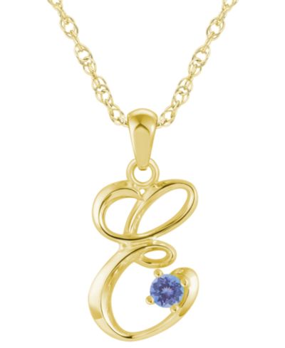 Tanzanite Yellow Gold E