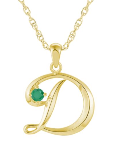 Emerald Yellow Gold D