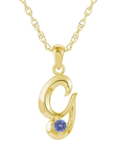 Tanzanite Yellow Gold g