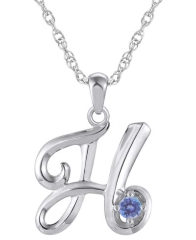 Tanzanite White Gold H