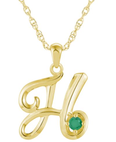 Emerald Yellow Gold H