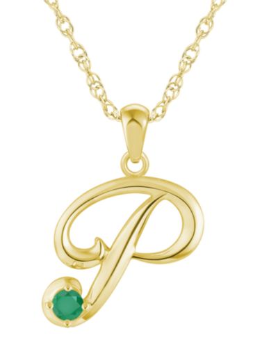Emerald Yellow Gold P