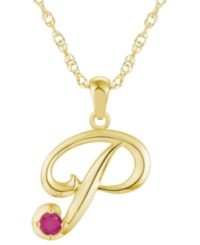 Ruby Yellow Gold P