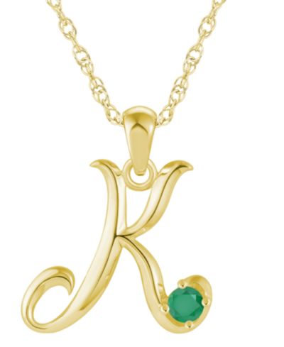 Emerald Yellow Gold K