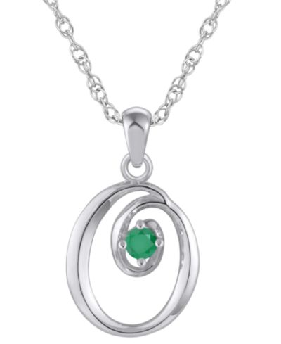 Emerald White Gold O