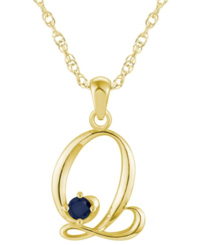 Sapphire Yellow Gold Q