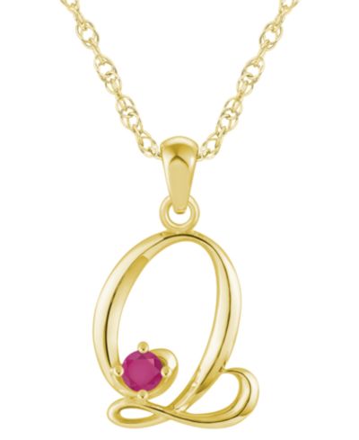 Ruby Yellow Gold Q