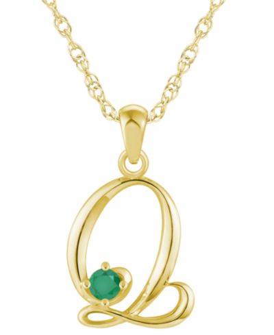 Emerald Yellow Gold Q