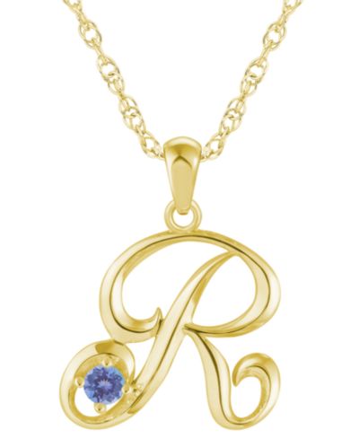 Tanzanite Yellow Gold R