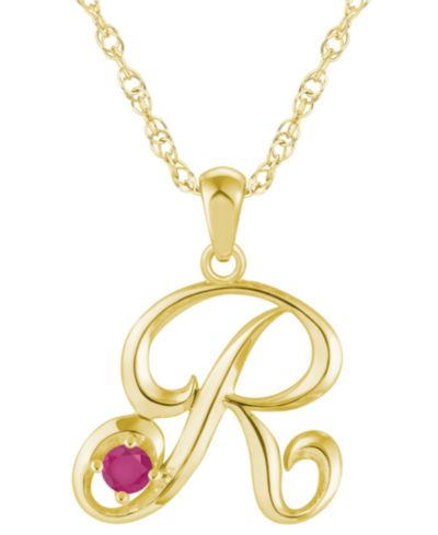 Ruby Yellow Gold R