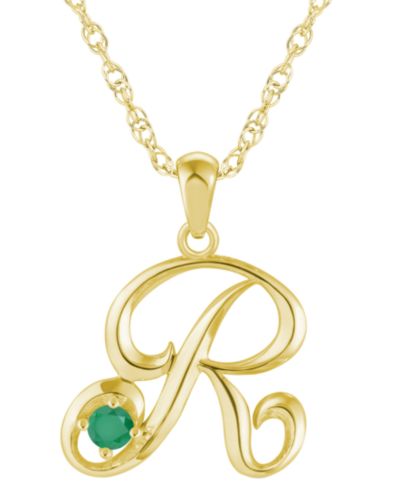 Emerald Yellow Gold R