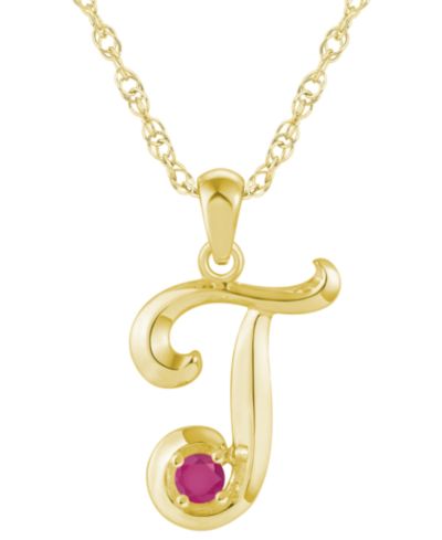 Ruby Yellow Gold T