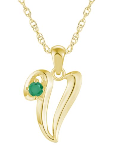 Emerald Yellow Gold V