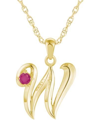 Ruby Yellow Gold W