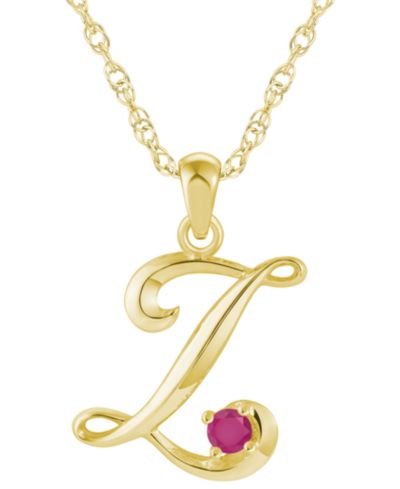 Ruby Yellow Gold Z