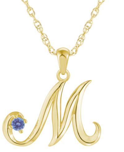 Tanzanite Yellow Gold M