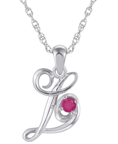 Ruby White Gold L
