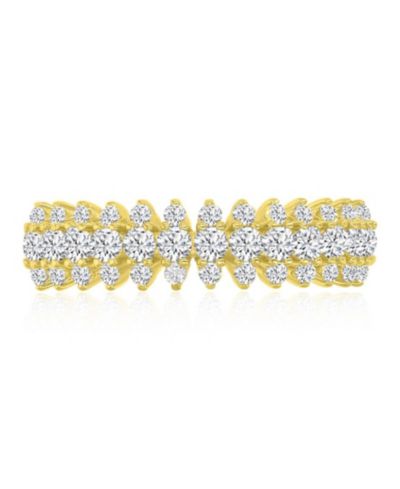 Кольцо Macy's Cubic Zirconia Spike в 14k Yellow Gold Over Sterling Silver