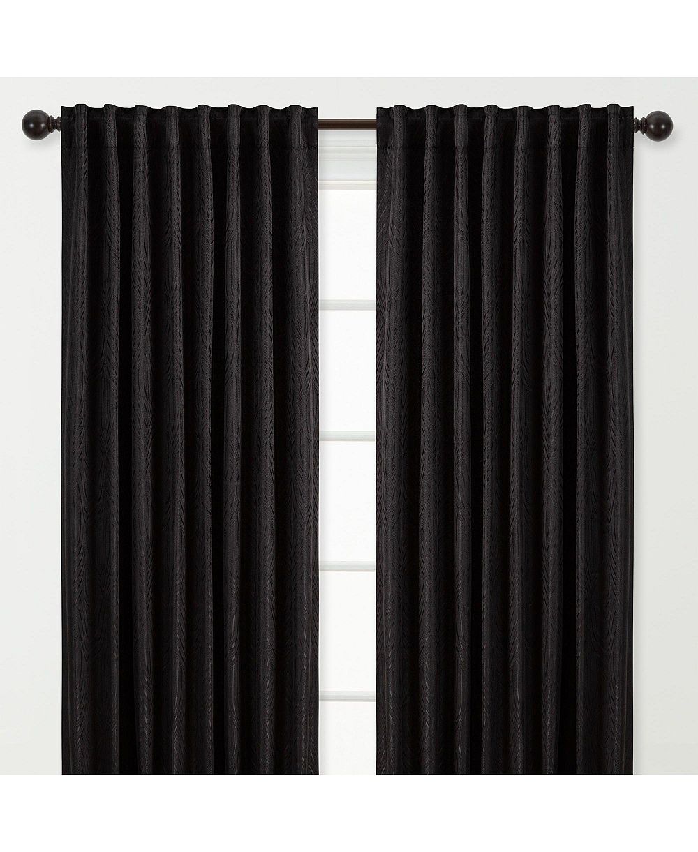 Chanasya Premium 2-Panel Embossed Textured Curtains