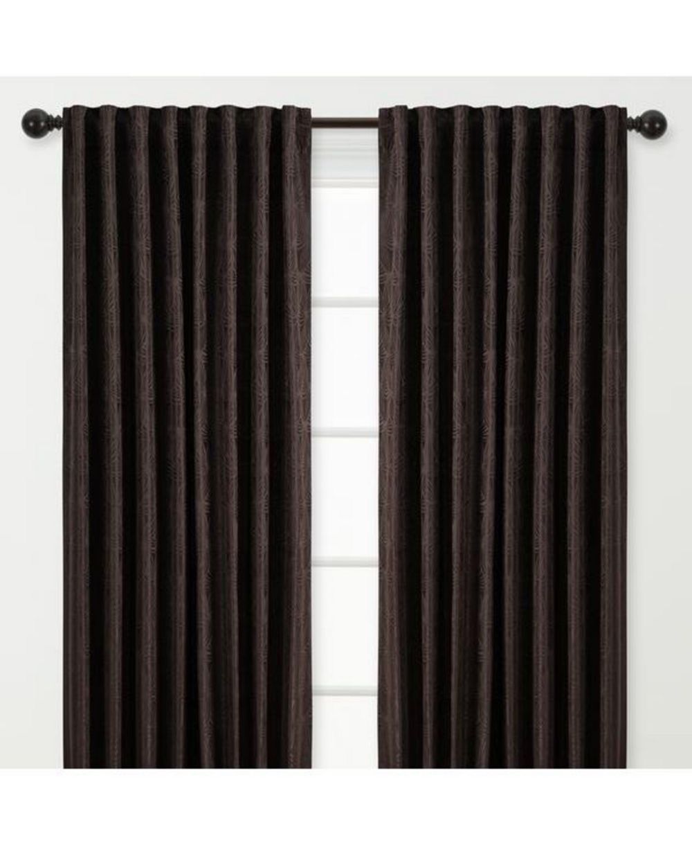 Chanasya Premium 2-Panel Embossed Textured Curtains