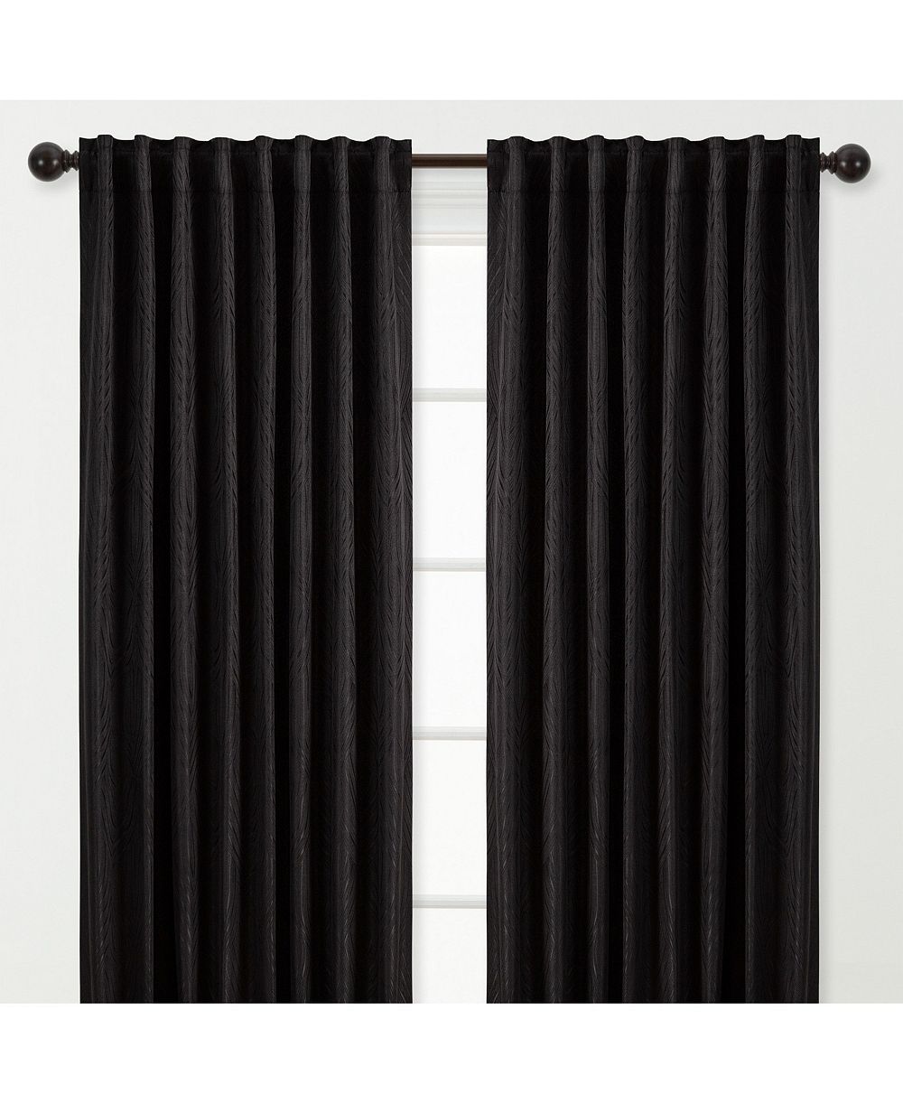 Chanasya Premium 2-Panel Embossed Textured Curtains