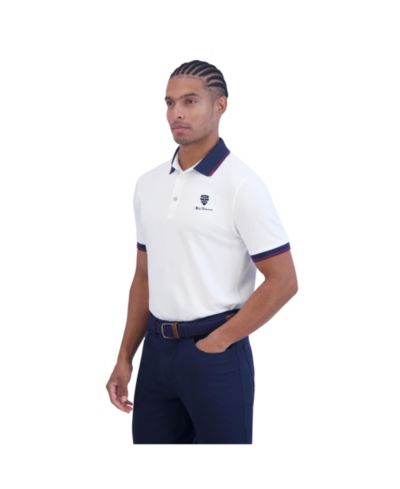 Мужская рубашка-поло Ben Sherman Men's Checker Rib Tech Pique Sports Fit