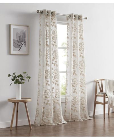 Dainty Home Комплект штор Rita Linen Look 76" W x 63" L с люверсами