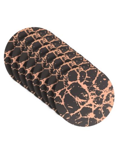 Black and rose gold