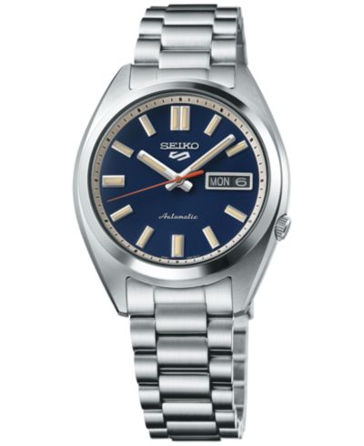 Seiko Мужские автоматические часы 5 Sports на стальном браслете 37mm