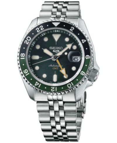 Seiko Мужские автоматические часы 5 Sports со стальным браслетом 42.5mm SSK035