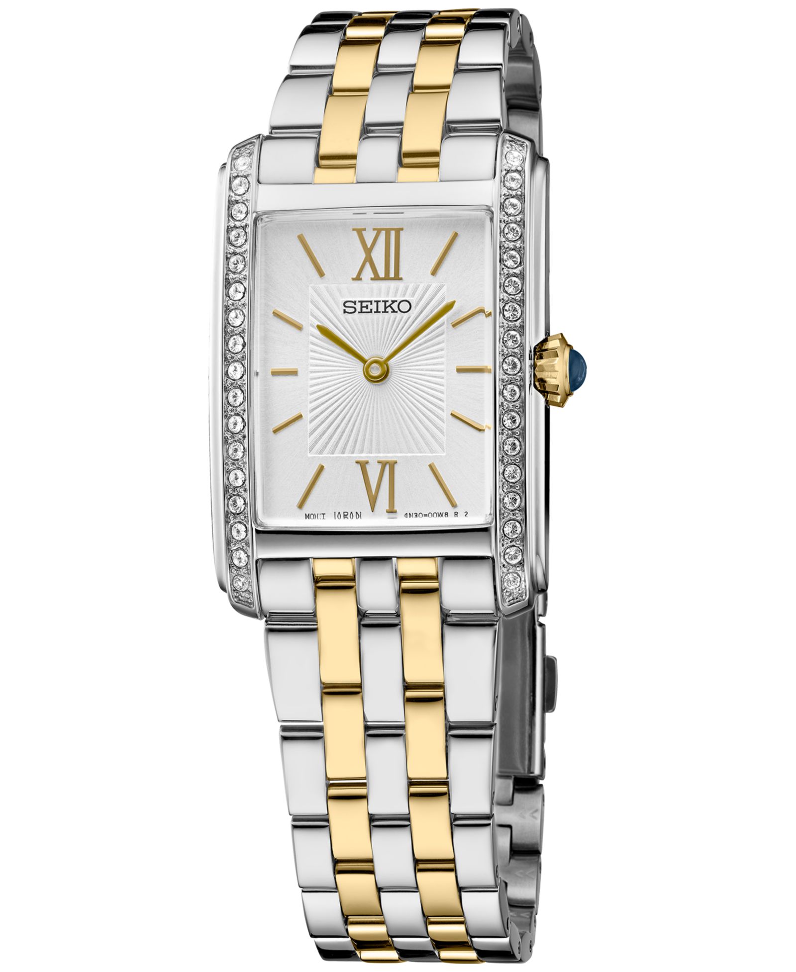 Seiko Женские Two-Tone Stainless Steel Bracelet Watch 23mm x 33mm